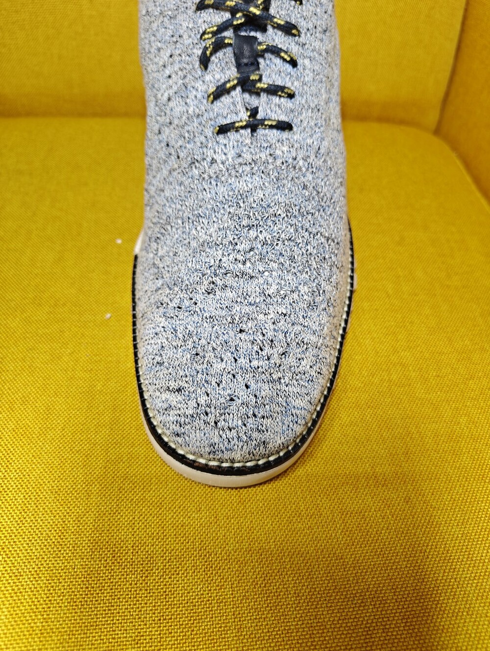 Cole Haan 2.ZeroGrand Stitchlite Wingtip Oxford Black White Sneakers Men's 11.5 - Picture 5 of 10